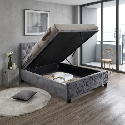 Chesterfield Designer Bed Bedroom Textile Leather Upholstery 140/160/180/200 cm -> Chesterfield design postel ložnice textilie kůže čalounění 140/160/180/200 cm