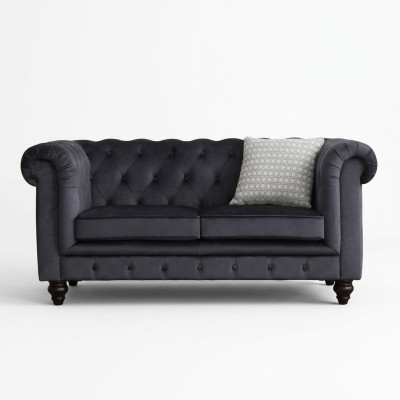 Pohovka Luxus Textil Chesterfield gauč Pohovky Polštář 2 sedadla Dvousedadlový