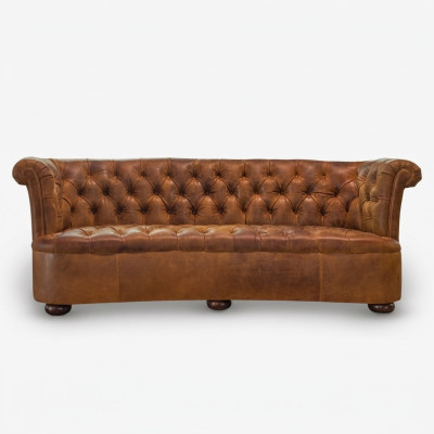 Chesterfield Leder Polster Design Sofa Luxus Couch Klassische Sofa 3 Sitzer Neu