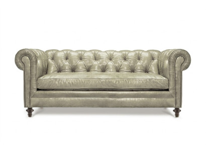 Chesterfield Luxus Pohovka Křeslo Potah Kožená Garnitůra 3+2+1 Posezení Nové