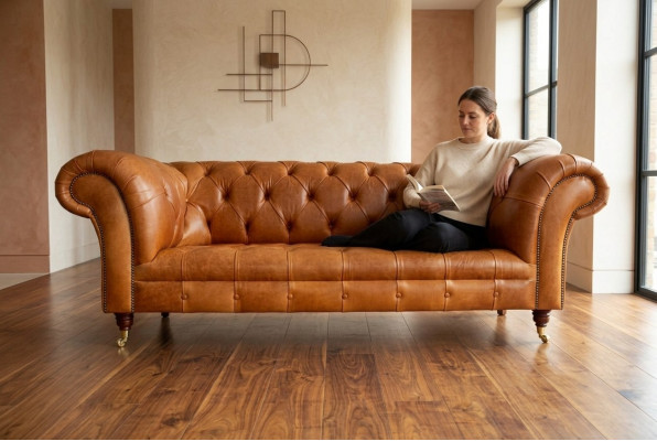 Chesterfield Pohovka Samet Třísedák Design Pohovky Potahované Pohovky Pohovky Samet 220cm