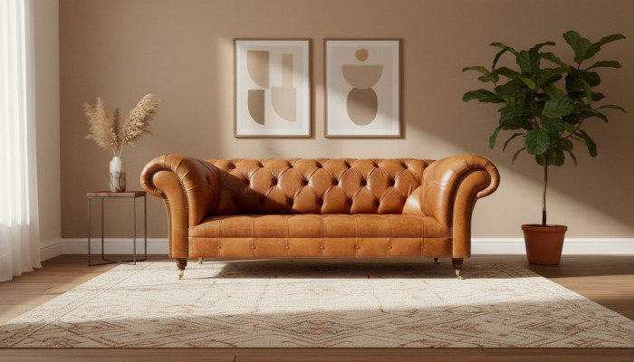 Chesterfield Pohovka Samet Třísedák Design Pohovky Potahované Pohovky Pohovky Samet 220cm