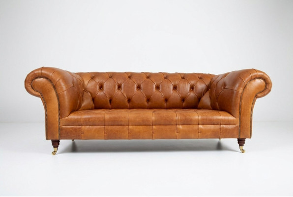 Chesterfield Pohovka Samet Třísedák Design Pohovky Potahované Pohovky Pohovky Samet 220cm