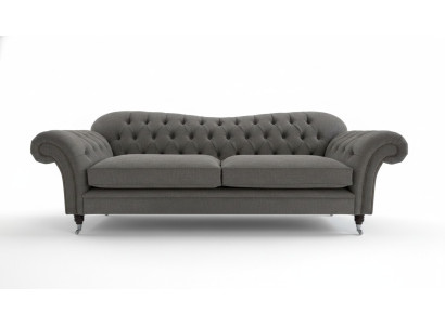 Chesterfield Stoffsofa Couch Sofagarnitur 4 Sitzer Garnitur Design Modernes Sofa