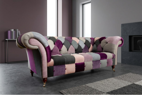 Chesterfield Sofa 3 Sitzer Polster Designer Couchen Sofas Garnitur Dreisitzer