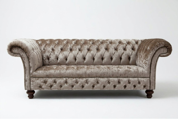Design třísedáková pohovka - polstrovaná - moderní třísedák - sedací soupravy - šedé nábytek do obývacího pokoje
