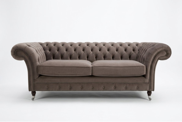 Luxus Tauper Chesterfield Dreisitzer Wohnzimmer 3-er Couch Design Sofa