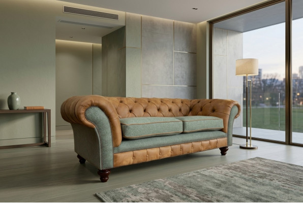 Designer Sofa 3 Sitzer Couch Polster Sofas Stoff Wohnzimmer Textil Couch