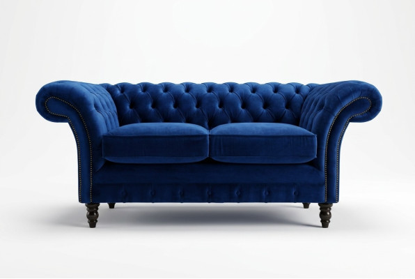 Chesterfield Sofa 2 Sitzer Polster Designer Couchen Sofas Garnitur Zweisitzer