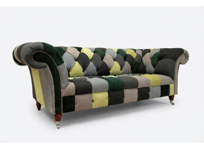 Dreisitzer Couch Polster Design Sofa 3er Sitz Sofas Dreisitzer Chesterfield Neu