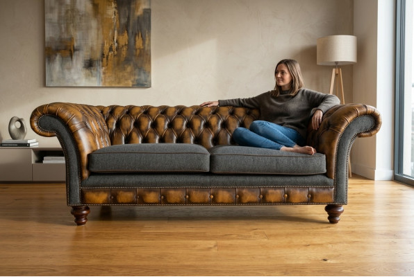 Návrh sofa Couch Polster Sofas Couchen Sitz Garnitur Leder 3 Sitzer Dreisitzer