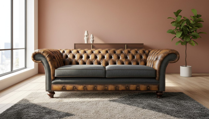 Návrh sofa Couch Polster Sofas Couchen Sitz Garnitur Leder 3 Sitzer Dreisitzer