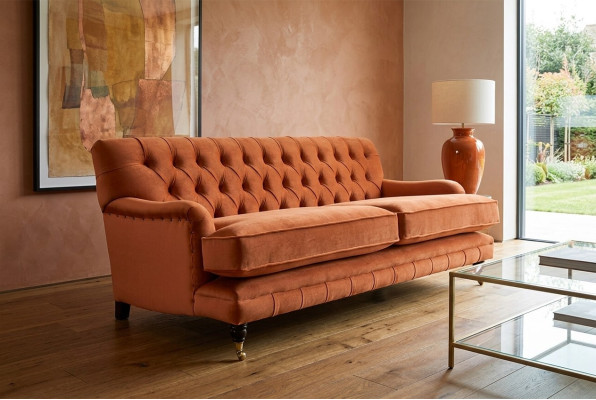 Chesterfield Couch Sitzpolster strapazierfähige und hochwertige couch dreisitzer