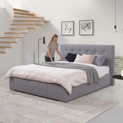 Rám postele, postel, ložnice, postele, textil, kůže, hotel, luxus, čalounění, design.