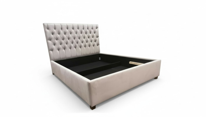 Chesterfield postel Potah Design Luxus Dvojitá Hotelová Postel Zlatý Luxusní Hotel Nový