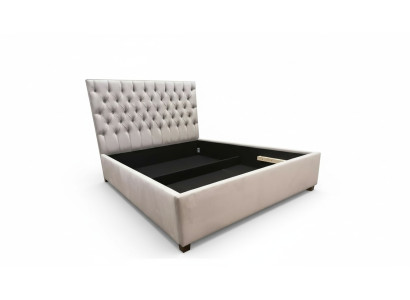 Chesterfield postel Potah Design Luxus Dvojitá Hotelová Postel Zlatý Luxusní Hotel Nový