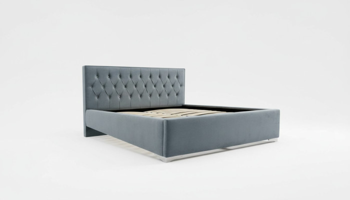 Chesterfield textilní lůžkové polstrování design 140x200 dvoulůžko postele postelová konstrukce