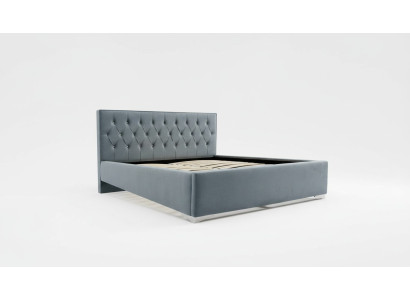 Chesterfield textilní lůžkové polstrování design 140x200 dvoulůžko postele postelová konstrukce
