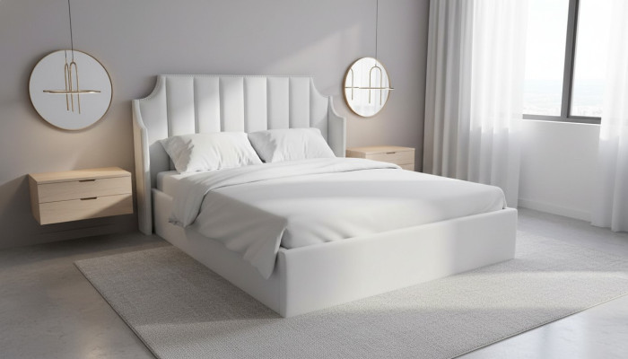 Leder Design Bett Betten Ehe Modernes Gestell Schlaf Zimmer Luxus Hotel Doppel