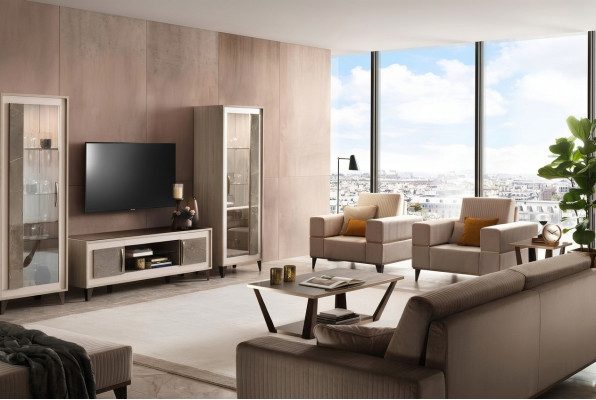 Anrichte Luxus výložní skříň Skříň sklo Moderní styl italský