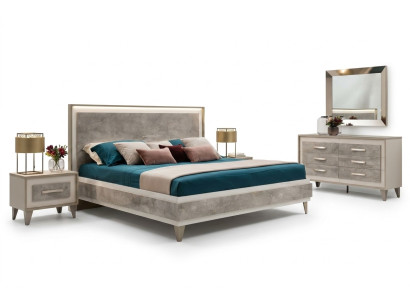 italská ložnice Arredoclassic Nábytek Design Sestava Postel Noční stolek