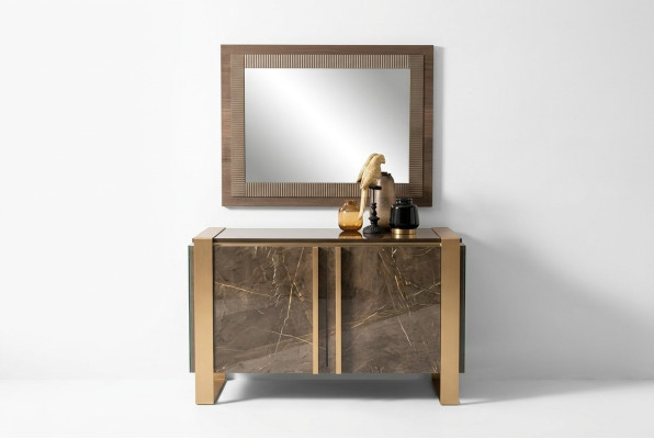 Komoda Stůl Se Skříní Komoda Dřevěná Skříň Sideboard