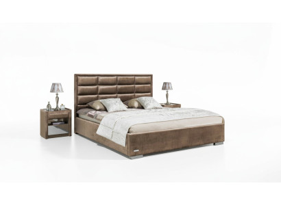 Bett Textil Schlafzimmer Design Möbel Moderne Luxus Betten Polster Gestell Neu