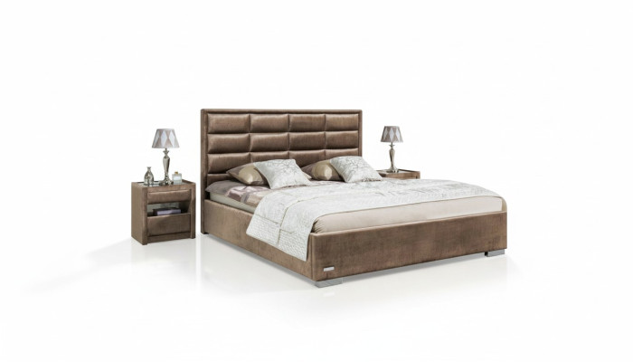 Edles Bett 3tlg Set Nachttisch Möbel Luxus Matratze Schlafzimmer Bettgestell Neu