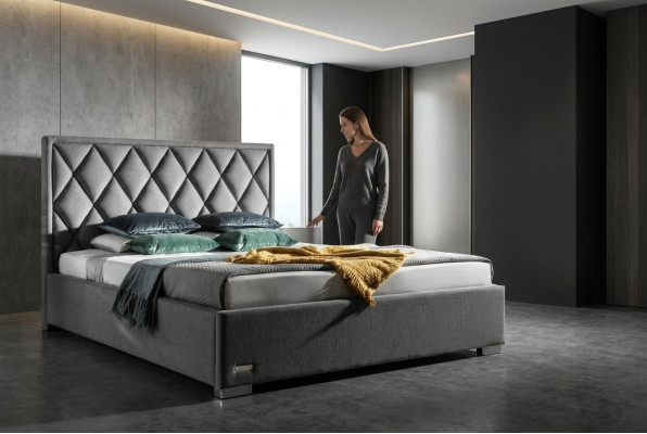 Designer postel textilie ložnice design nábytek luxusní postele potahy rám nové