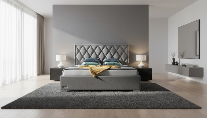 Designer postel textilie ložnice design nábytek luxusní postele potahy rám nové