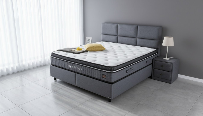 Bett Textil 2x Nachttisch 3 tlg. Schlafzimmer Set Möbel Modern Luxus Betten Neu