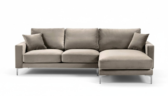Beige rohová sedačka látková designová pohovka čalouněná pohovka pohovky rozkládací sedací souprava nová