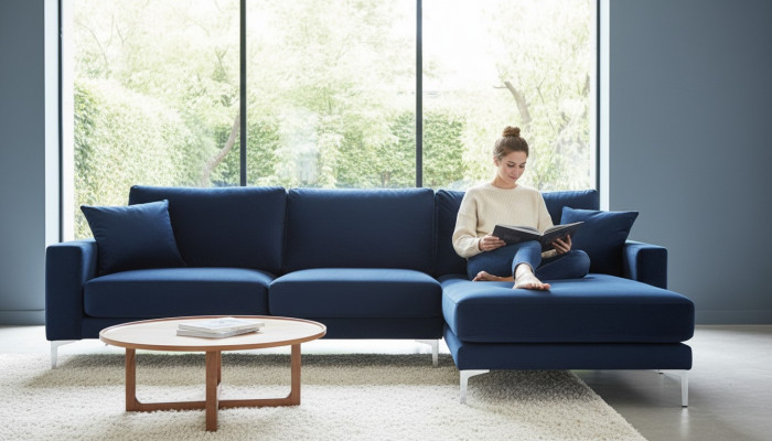 Loft Sofa Luxus Eckcouch Moderne Möbel Eckgarnitur sofas Samt Couchen Wohnzimmer