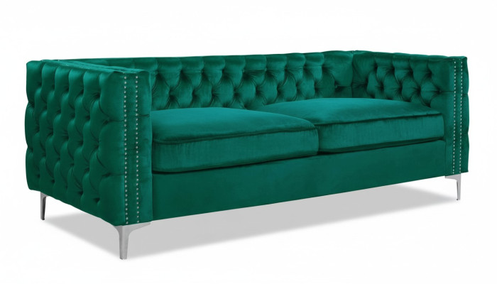 grüne chesterfield couch luxus samt stoff couchen sofa set knöpfe polster neu