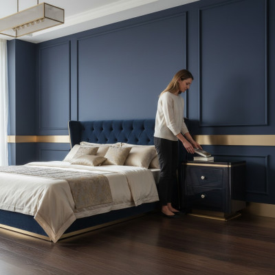 Noční stolky konzole Ložnice Konzola Moderní Design Nábytek Luxus
