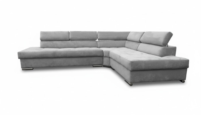 Ecksofa Grau Big Textil Stoff Sofas Kreative Möbel Neu Modern Design Couchen