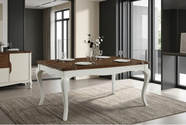 Klassischer Esstisch Echtes Holz Esszimmer Möbel Tissch Landhaus Stil Tische Neu