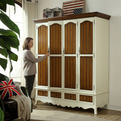 Mehrzweck Kleiderschrank Schlafzimmer Regale 198cm Regal Schränke Schrank Holz
