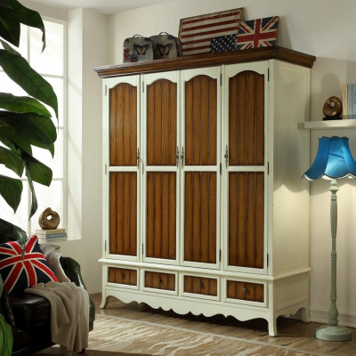 Mehrzweck Kleiderschrank Schlafzimmer Regale 198cm Regal Schränke Schrank Holz