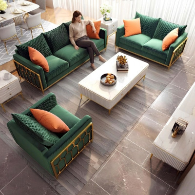 Sofa Kožená Pohovka Čalouněný Sedák 3+2+1 Křeslo Souprava Design Pohovky Sofy