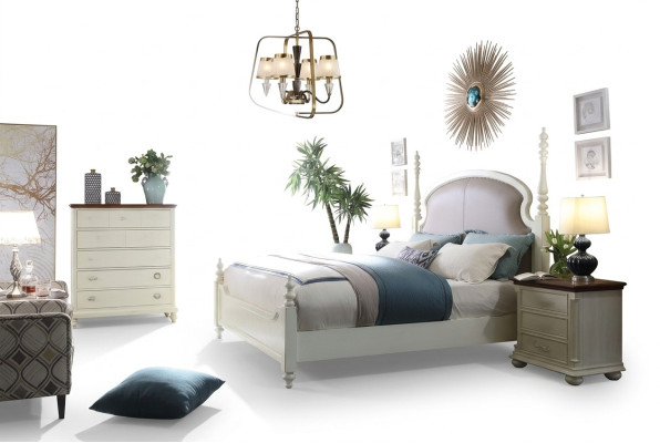 Bett Nachttisch Kommode 3 tlg. Schlafzimmer Set Design Modern Luxus Betten Neu