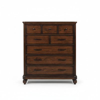 Landhaus Stil Möbel Hoch Kommode Schrank Designer Schränke Braun Sideboard Neu