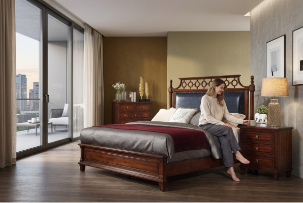 Designérské italské nábytek postel Dvojitá ložnice 180x200cm Nová postel Kůže