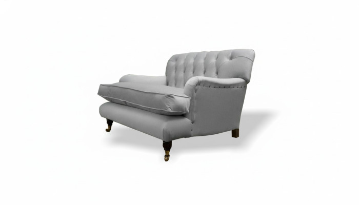 Chesterfield Sessel Fernseh Design Polster Sofa Couch Chesterfield Textil Neu