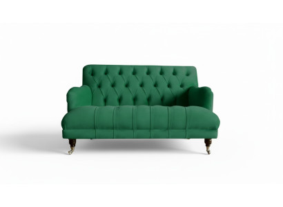 Chesterfield křeslo pohovka potahové pohovka pohovky 1,5m Jednosedadlo Zelený Textil