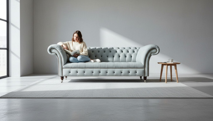 Pohovka gauč vyplnění set sedadel sedací gauče chesterfield 3 sedadla.