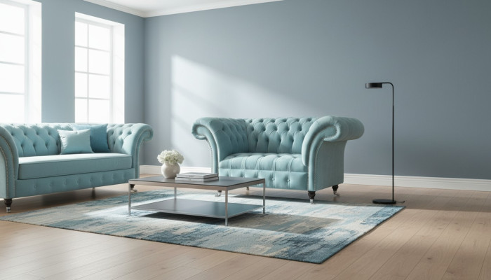Chesterfield křeslo design čalouněná sedačka gauč gauče pohovky textilní nábytek nový