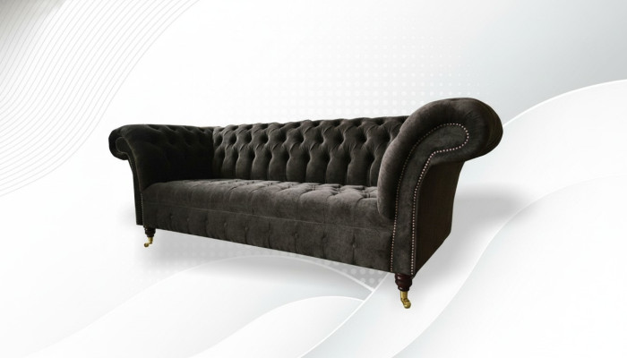 Chesterfield Original Möbel 3 Sitzer Couch Polster Sofas Couchen Textilsofa Neu