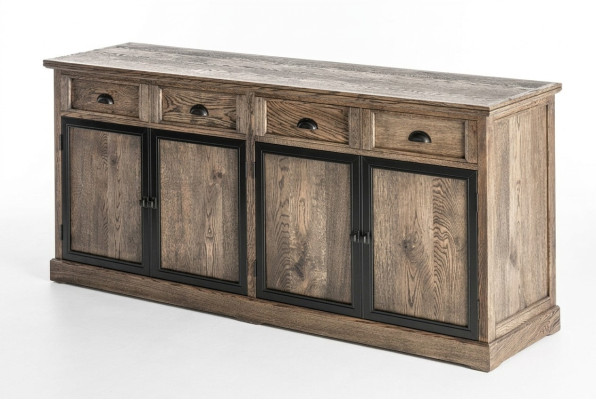 Designérská komoda Anrichte Side Low Board Skříň Regál dřevo Luxus obývací pokoj
