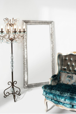 Spiegel Wandspiegel designe Dielen Wohnzimmer Bad Holz Glas design SP7690 Hänge